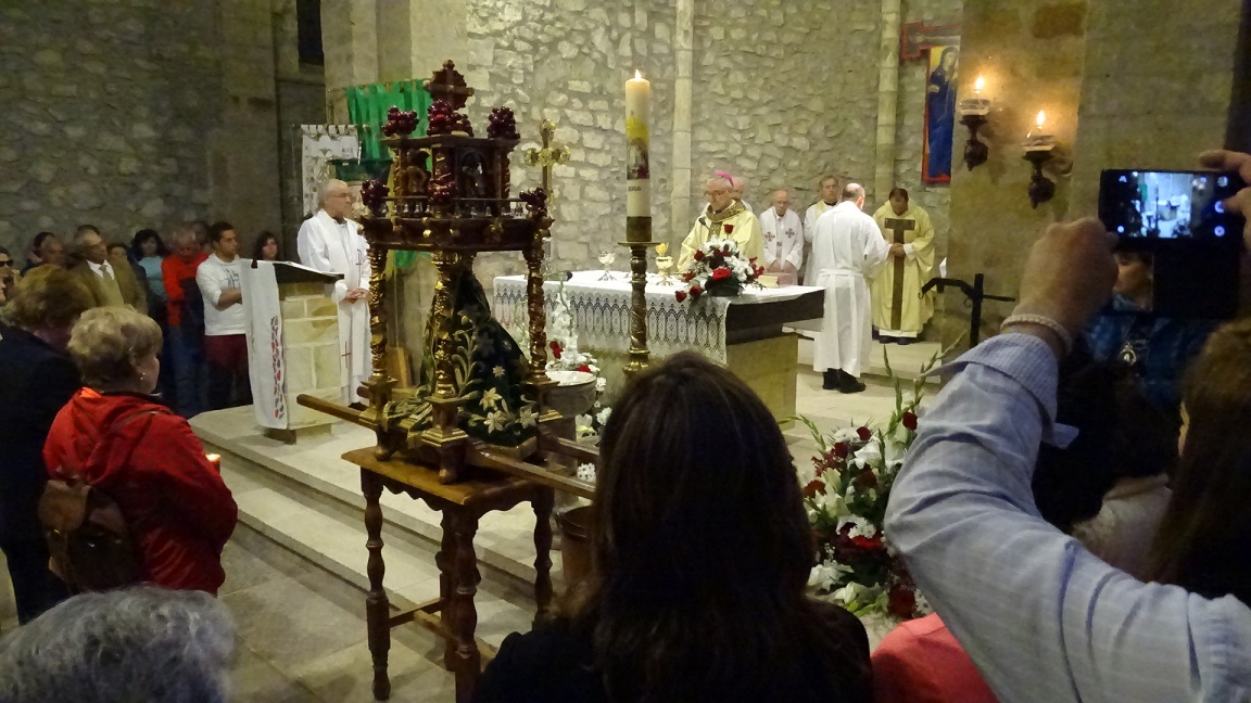El cirios Pascal, La Santuca, Santísima Cruz