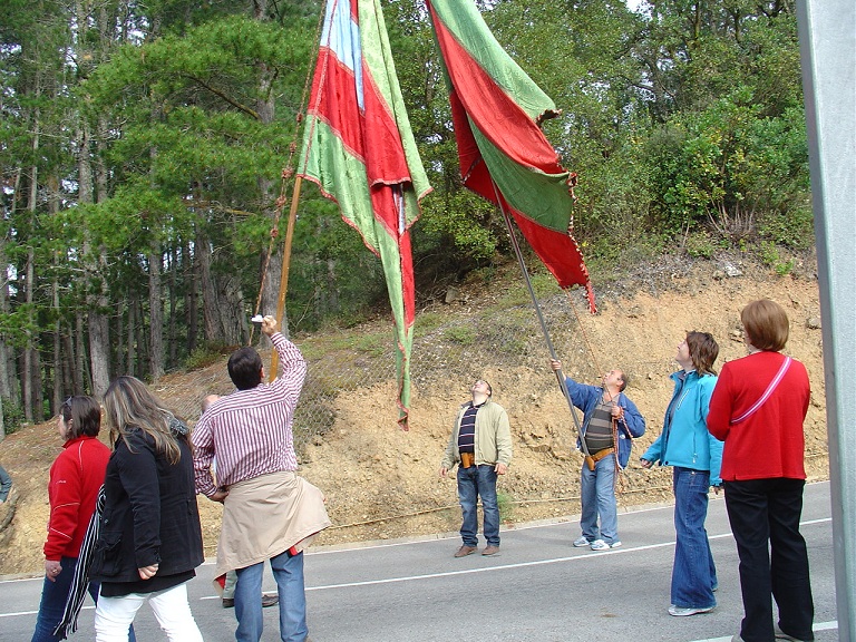 choque de pendones en la blanca